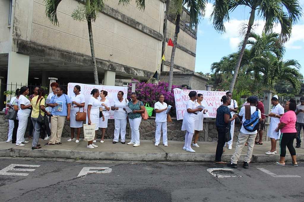 Nurses Protesting