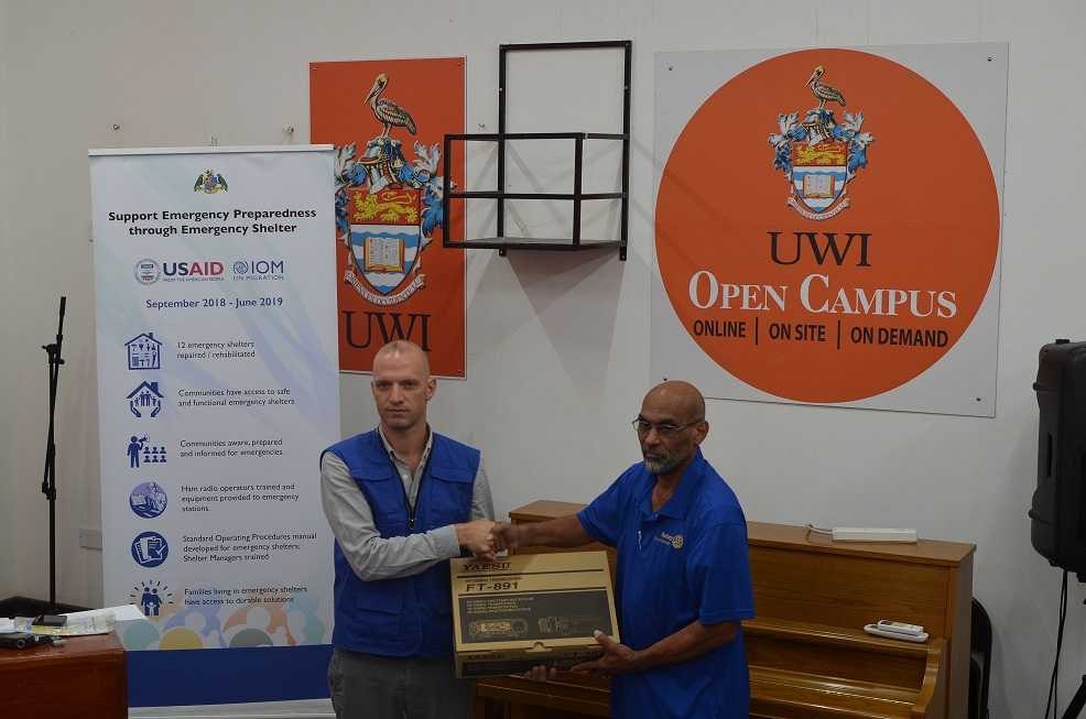 Left: IOM Dominica Project Manager - Dimitris Champesis, Right: Disaster Risk Reduction Specialist - ODM Representative