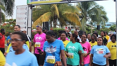 Participants in CARICOM 10K Race