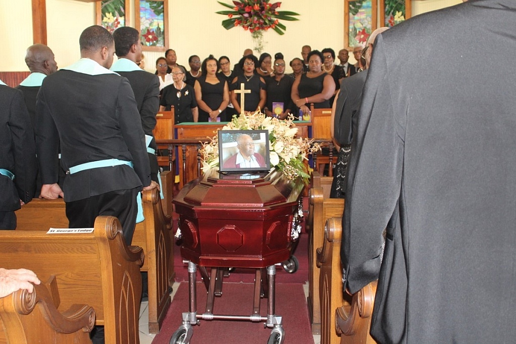 Funeral Service of Dr. Edward Irving Watty who died at the age of 93 ...