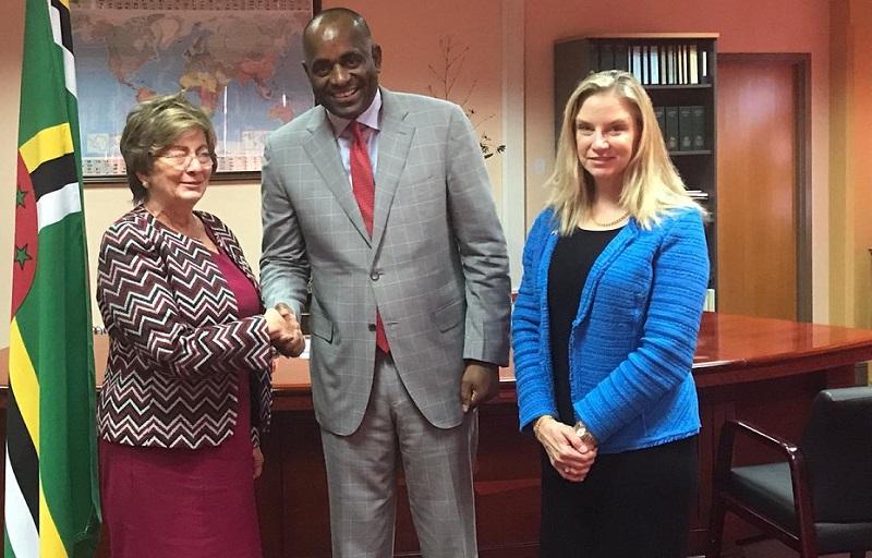 Linda Taglialatela - Roosevelt Skerrit - Cynthia Kierscht