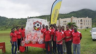 WE United Football Club Donates Food Hampers to 10 Families
