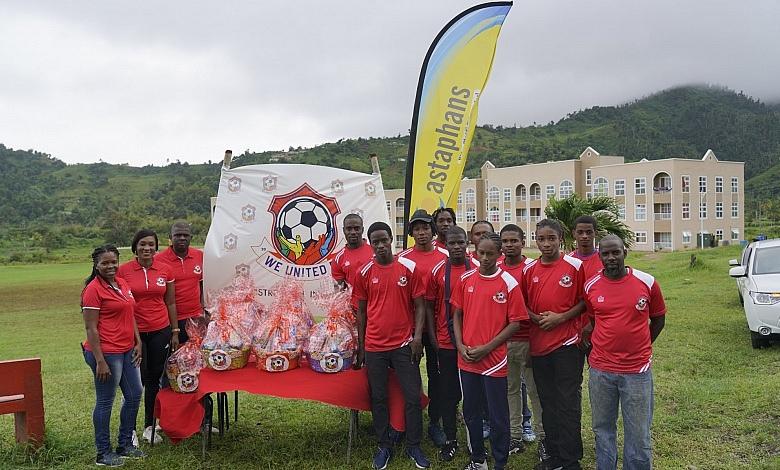 WE United Football Club Donates Food Hampers to 10 Families