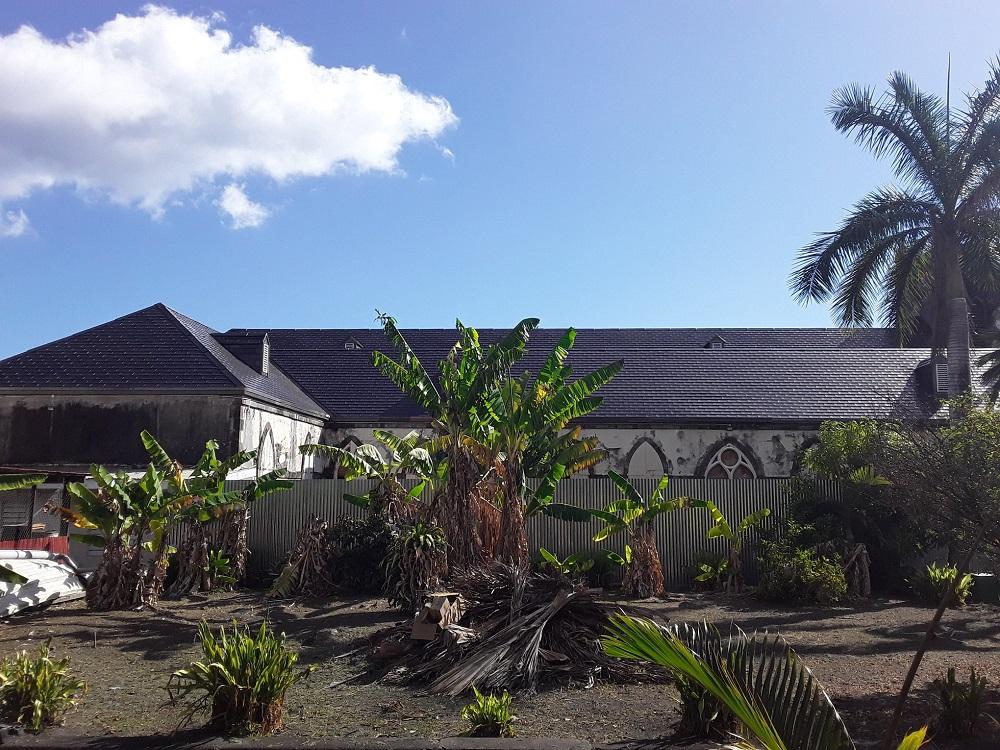 Eastern Side of the Cathedral showing the new roofing system.