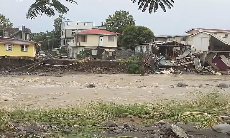 Flood Roseau River Bank