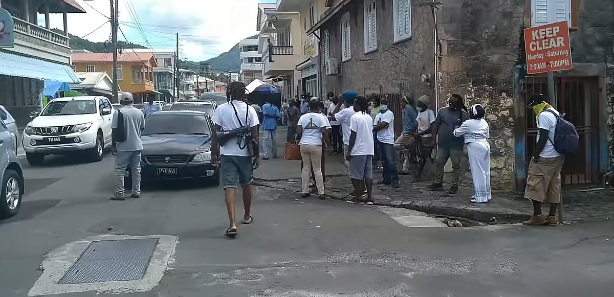 Protest in Roseau for Grand Bay By-Election
