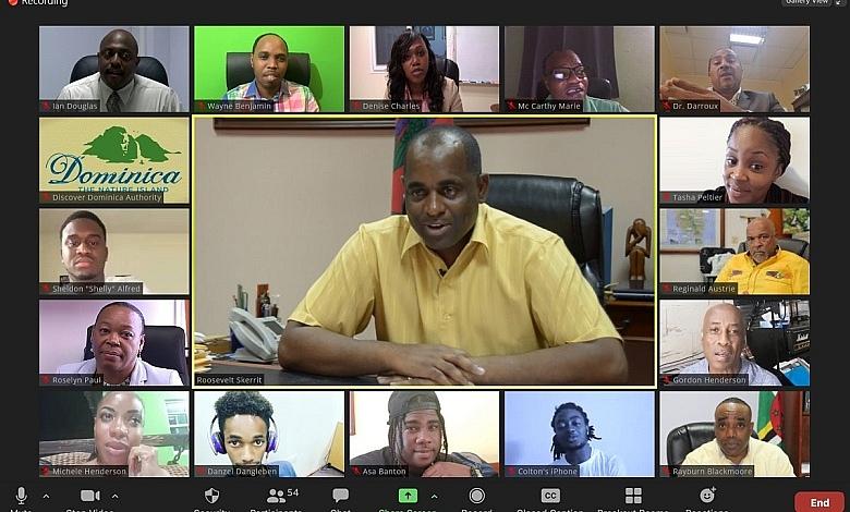 Zoom Meeting With PM Skerrit