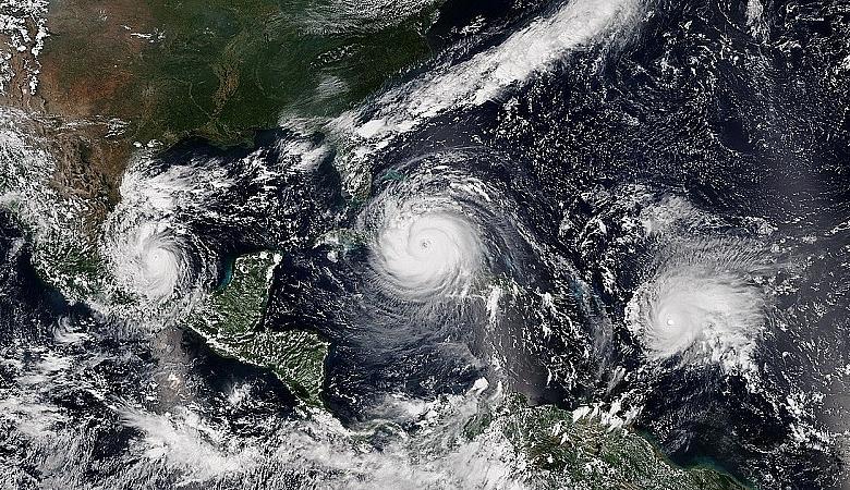 Hurricanes Dominica Path