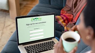 Woman Signup Newsletter