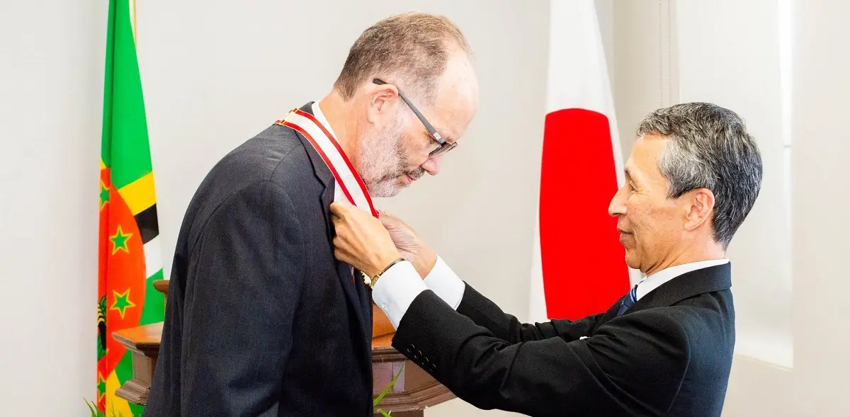 Japan Confers Irwin Larocque with Japanese Highest National Award