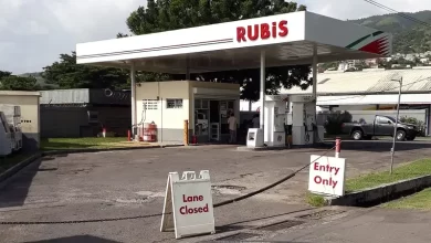 Rubis Gas Station in Canefield