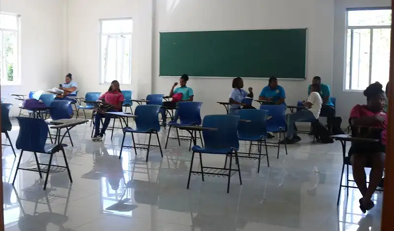 Students Sitting in Class at DSC