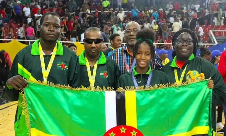 Dominica Medal Holders ALBA Games 2023