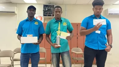 Winners of Chess Tournament at the Dominica State College