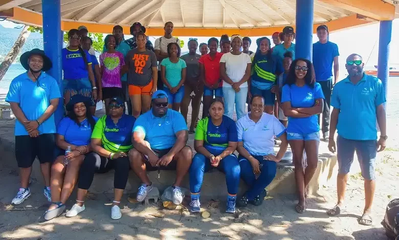 Sagicor cleans up Purple Turtle Beach