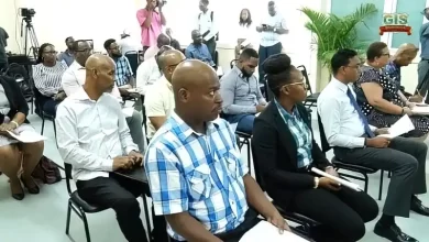 Dominica Ministry Officials Sitting