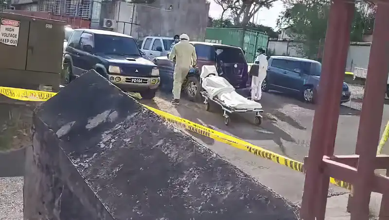 Deceased Body in Car in Roseau, Dominica