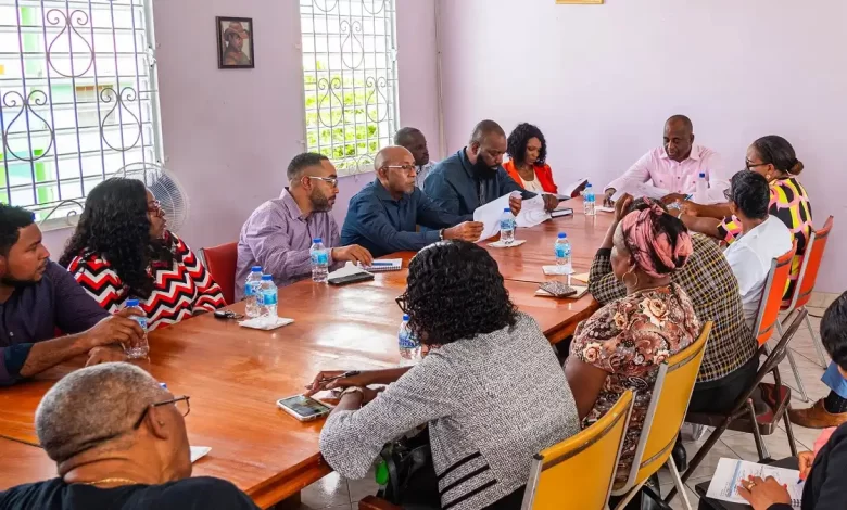 PM Skerrit with Cabinet Deligation with Elderly Board