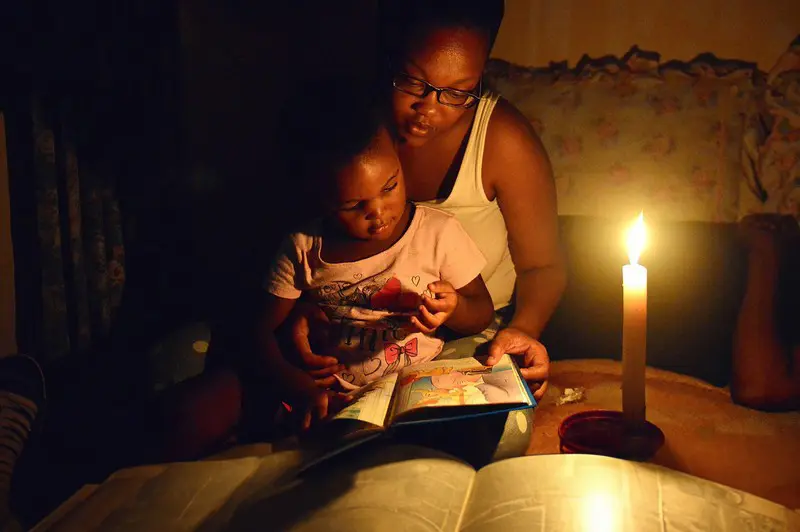 Using Candle Light with Child