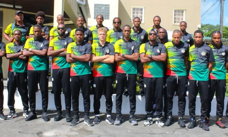 Dominica Senior Men's National Football Team arrived safely in St Lucia