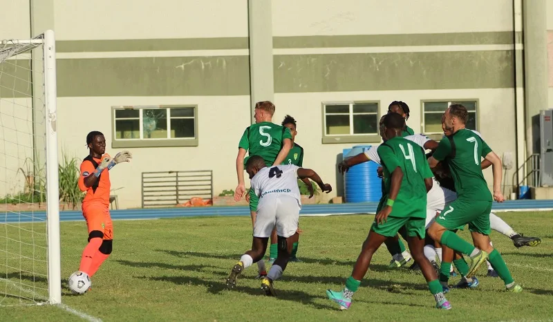 Eustace Marshall Header Goal Against BVI