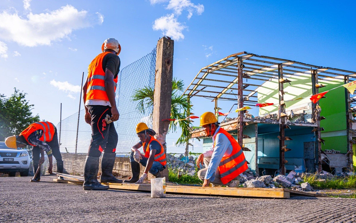 Construction on Goodwill Secondary School (GSS)