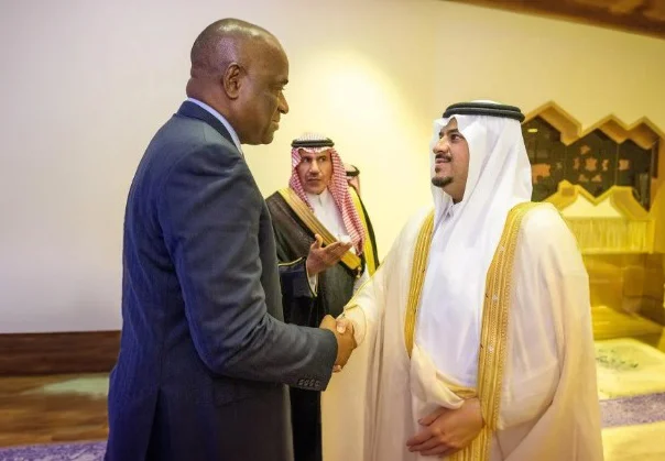 PM. Roosevelt Skerrit with HRH Mohammed bin Abdulrahman bin Abdulaziz