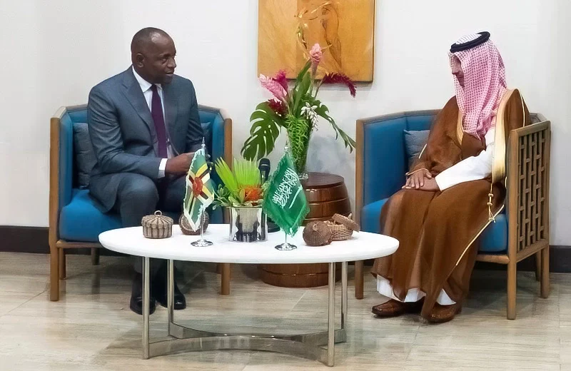 Saudi Arabia with Prime Minister Skerrit