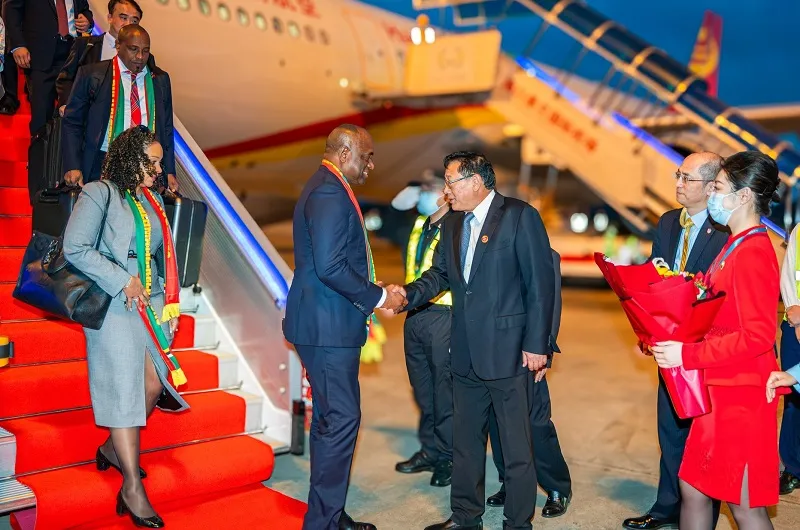 Roosevelt Skerrit and Delegation