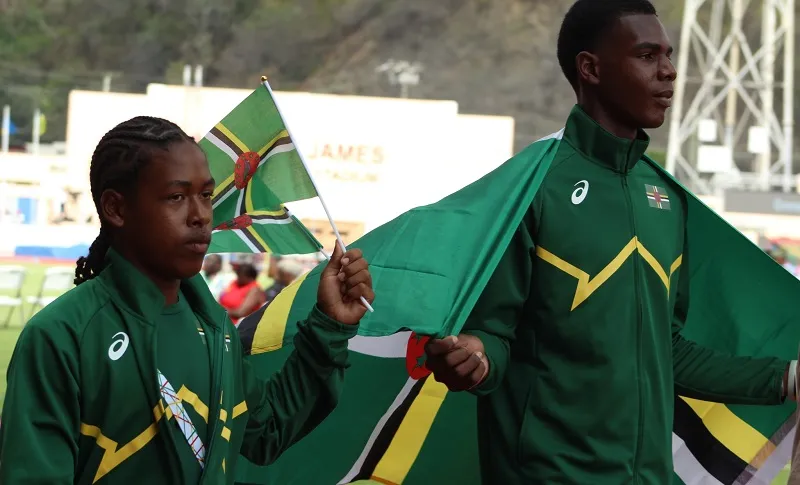 Dominica Athletes at CARIFTA 2024