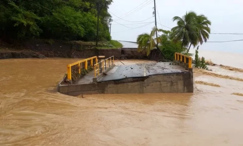 Tropical Storm Erika, Dominica