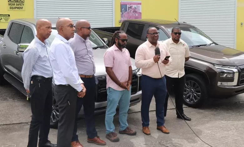 Dominica Agriculture Teams Receive Vehicles