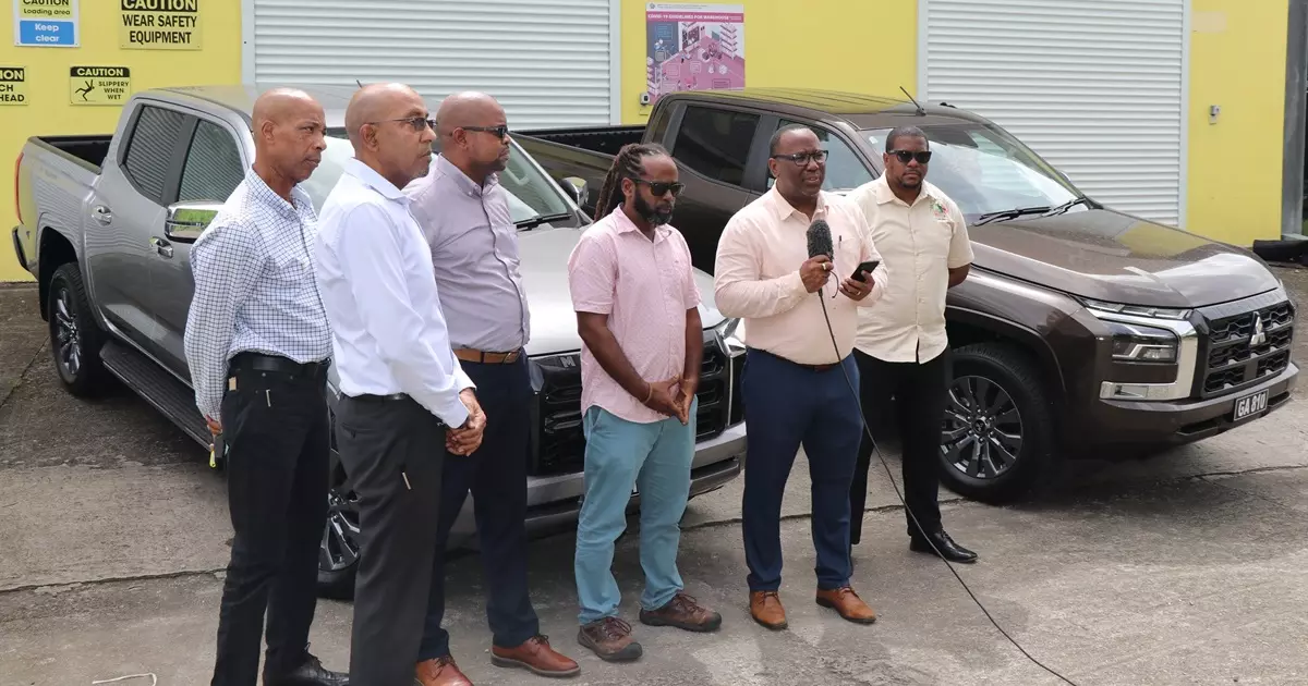 Dominica Agriculture Teams Receive Vehicles