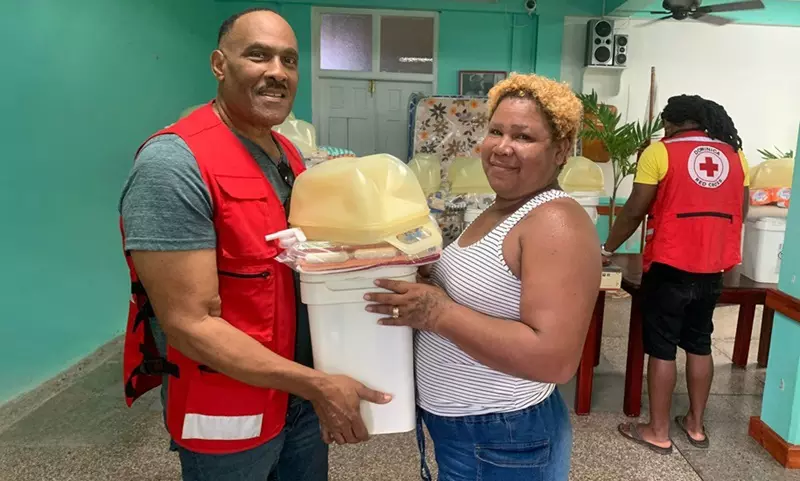 Dominica Red Cross Provides Essential Relief to Baytown Residents After Hurricane Beryl