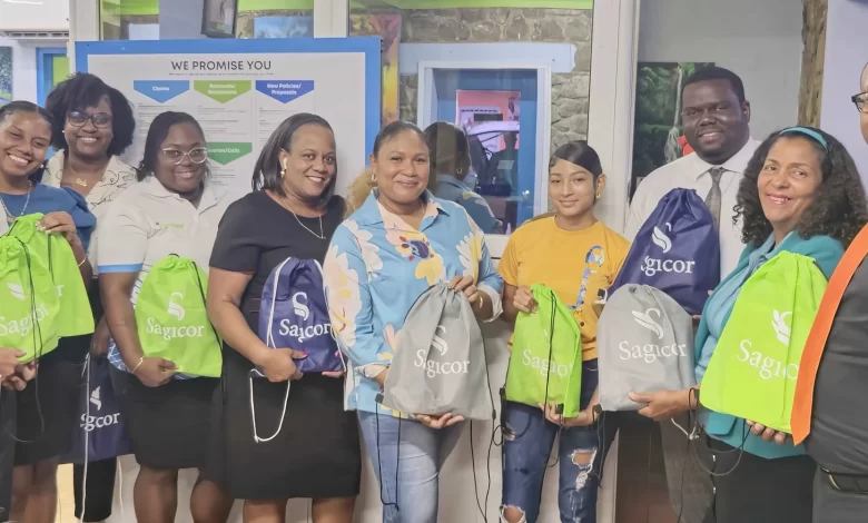 Sagicor Dominica Donates School Supplies to the Kalinago Child Support Foundation Inc.