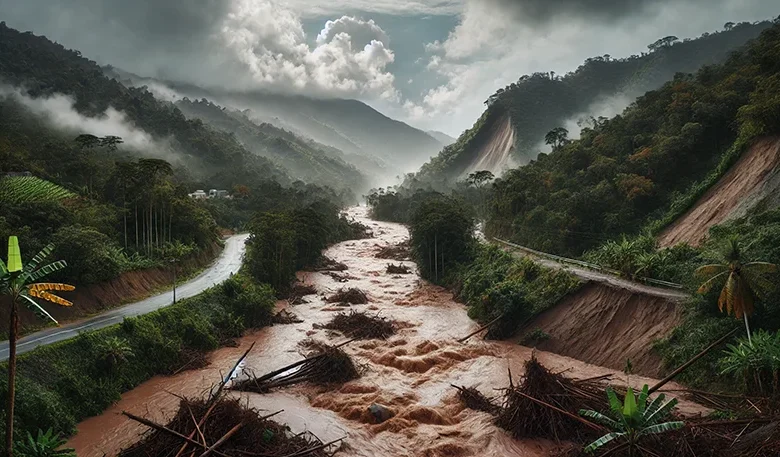 Flooding in Dominica