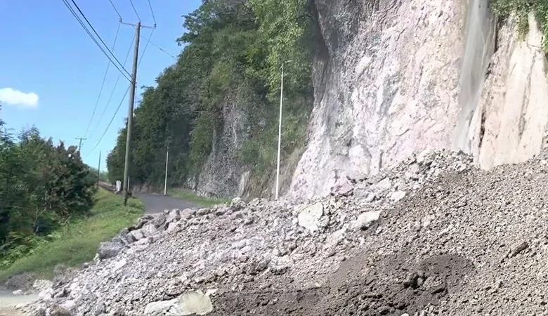 Landslides in Dominica