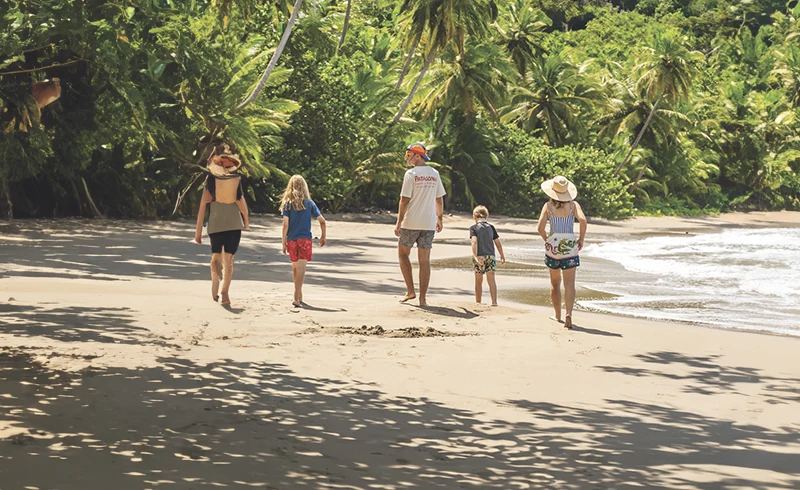 Walking on Beach