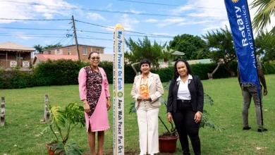 Governor Debbie Roopchand with Rotary Dominica