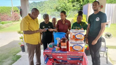 Dominica Olympic Committee Donation to Grotto Home