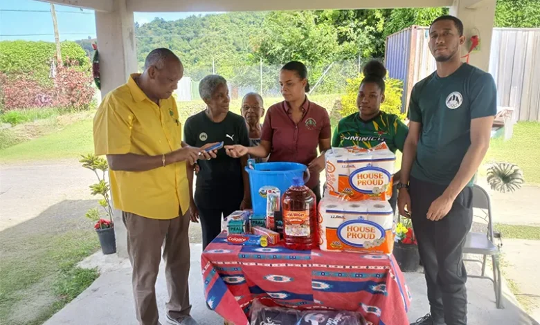 Dominica Olympic Committee Donation to Grotto Home