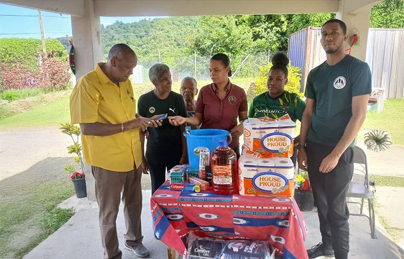 Dominica Olympic Committee Donation to Grotto Home