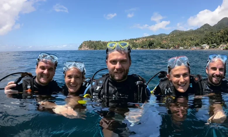 PADI certification in Dominica