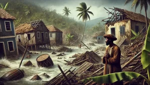 1891 Martinique Hurricane in Dominica