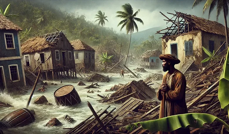 1891 Martinique Hurricane in Dominica