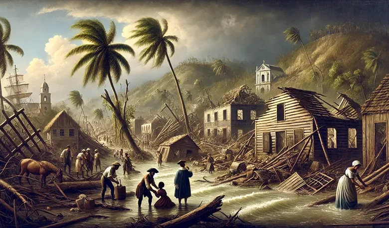 Hurricane San Vicente of 1806 in Dominica